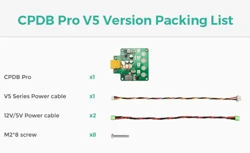 CUAV CPBD PRO 高電圧配電基板 V5 バージョン Pixhawk フライトコントローラー用 飛行機メーカー向け