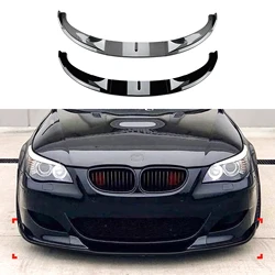 Lame de Pare-Choc Avant en Fibre de Carbone pour BMW Série 5 E60 E61 M5 2005-2010, Noir Brcorporelle