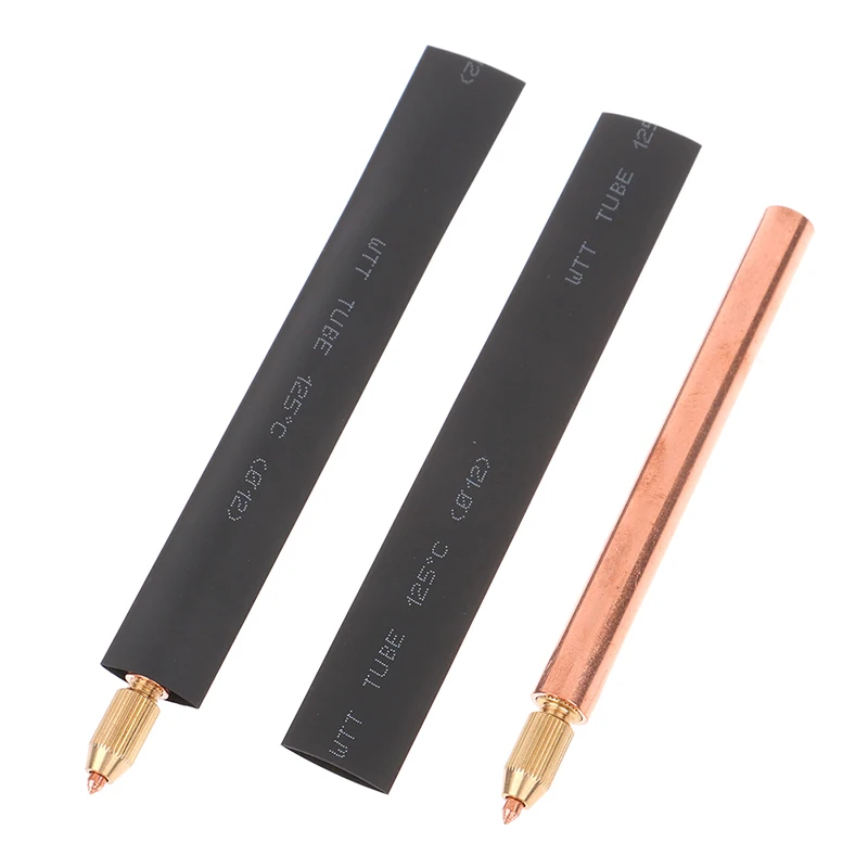 Battery Spot Welding Pen Handheld Copper Belt 3mm Core DIY Point Touch Pen Thread Fixed For Battery Spot Welding Accessories