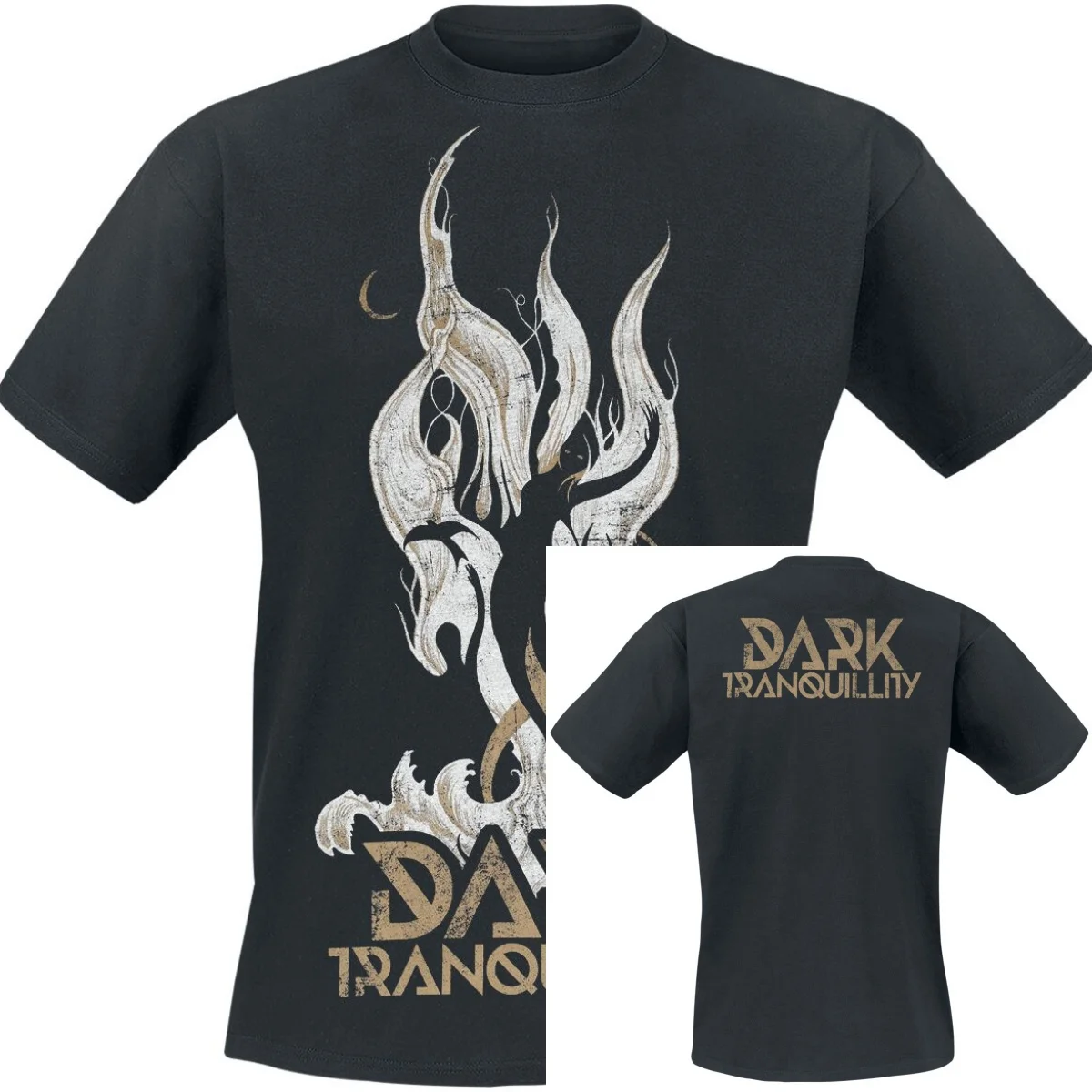 New Dark Tranquillity Graphic Cotton Band T-shirt Unisex Summer Short Sleeve Fashion Brand Tee Luxury Casual Vintage Tees