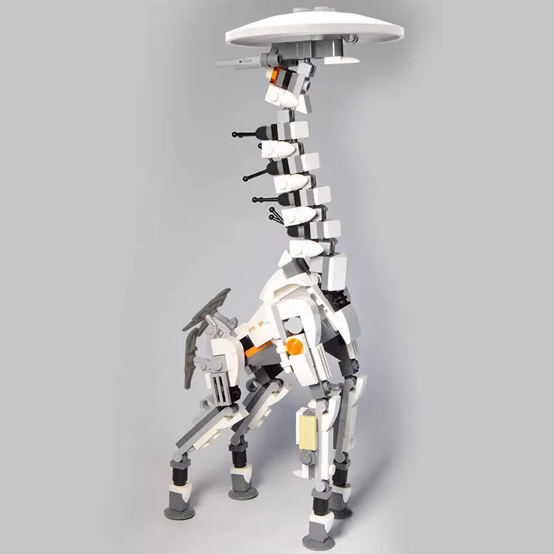 Hot Game Series Zero Dawn Longneck Beast Building Block MOC Horizon War Machine Corruptor Model Kids Assembly Toys Birthday Gift