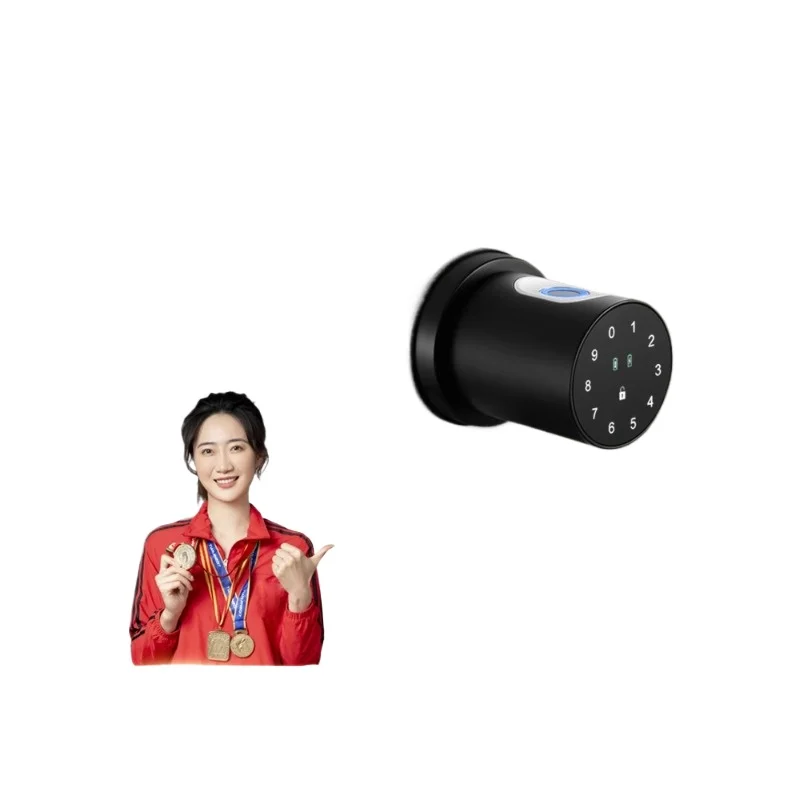 

Indoor fingerprint lock, bedroom office password lock, room wooden door smart lock can replace household spherical electronic
