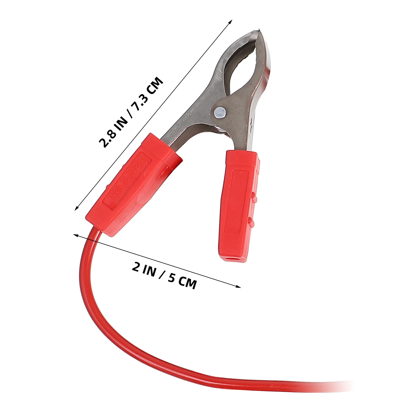 

2pcs Jumper Cable Clamps With Wire Clips Car Clamp Replacement Portable Jump Starter Cable Automotive Emergency Starter