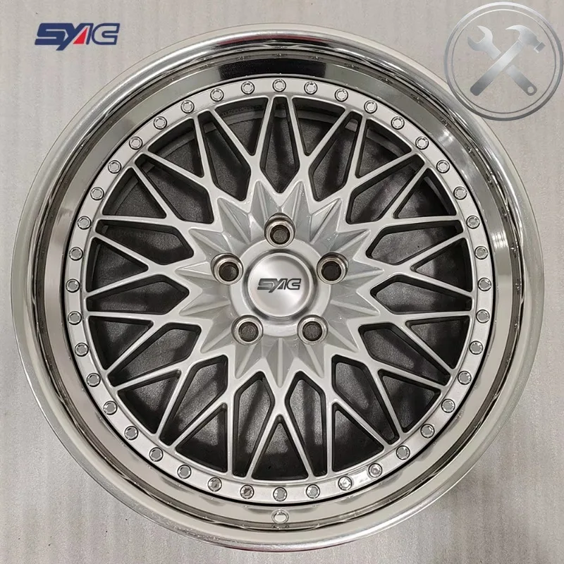 

Two-piece Custom Forged Aluminum Alloy Multi-spoke Personalized Passenger Car Universal Refit Wheel Rims
