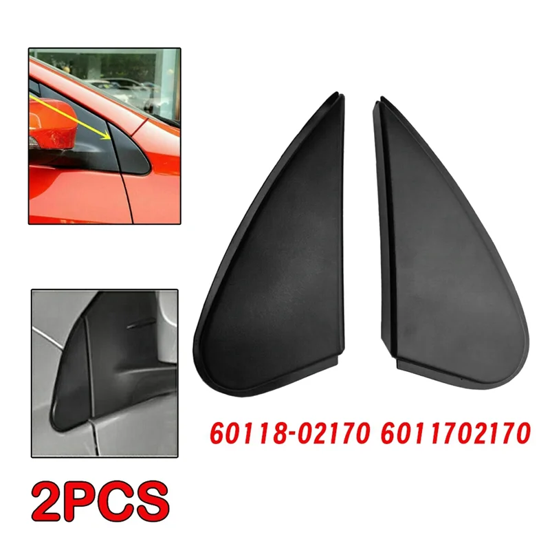 

WF-1 пара зеркал заднего вида, треугольная угловая крышка крыла 60118-02170 6011702170 для Toyota Corolla 14-18, оконная треугольная панель