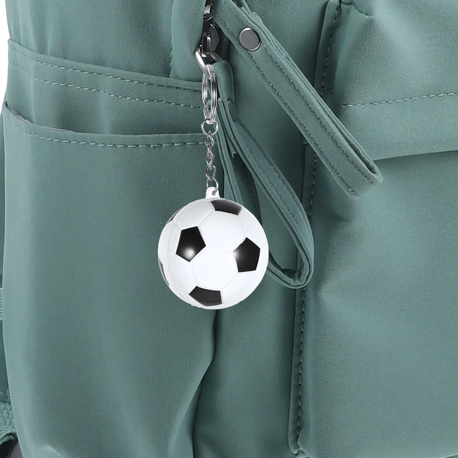 

2pcs Football Pen Ballpoint Multicoloured Retractable Keychain Student Gift Prize Soccer Telescopic Pens Writing Tools