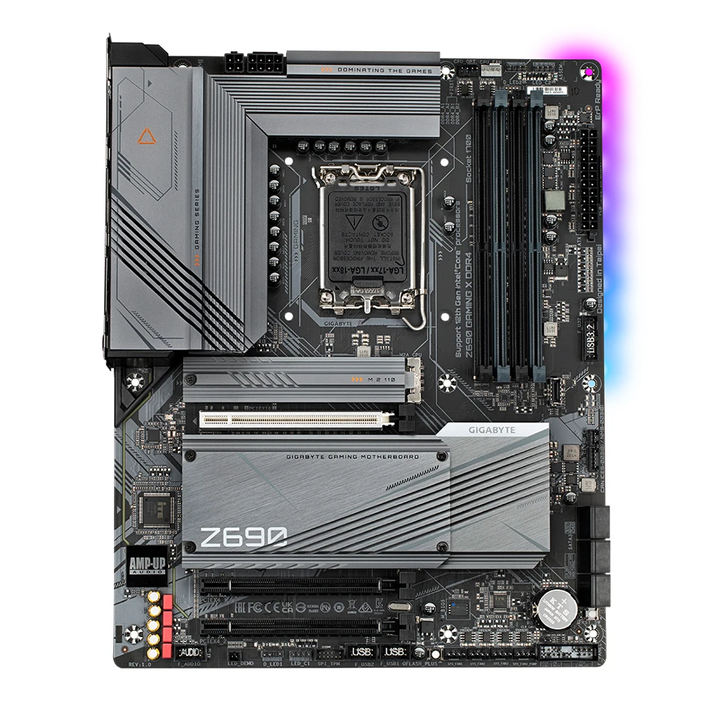 Imagem -05 - Gaming x Ddr4 Mainboard Soquete Lga1700 Usa o Chipconjunto Intel Z690 Suporte I912900k I7-12700k Cpu Ddr4 Atx Gigabyte-z690