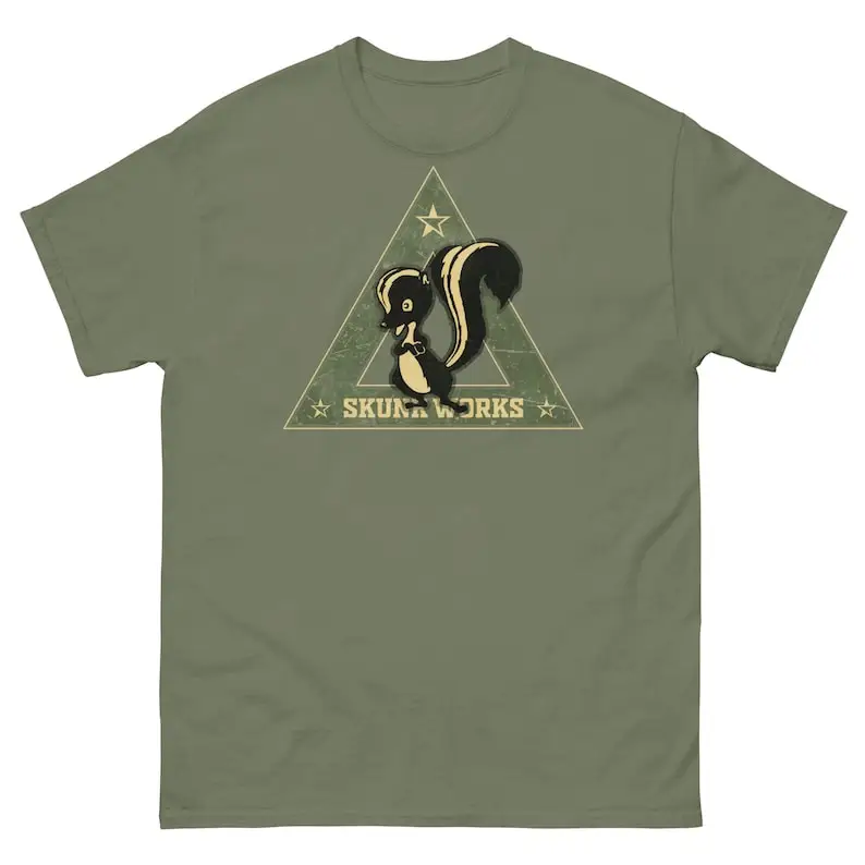 Skunk Works Adp 1943 Usaf Men T-shirt Summer Cotton Short Sleeve O-Neck Men's T-Shirt