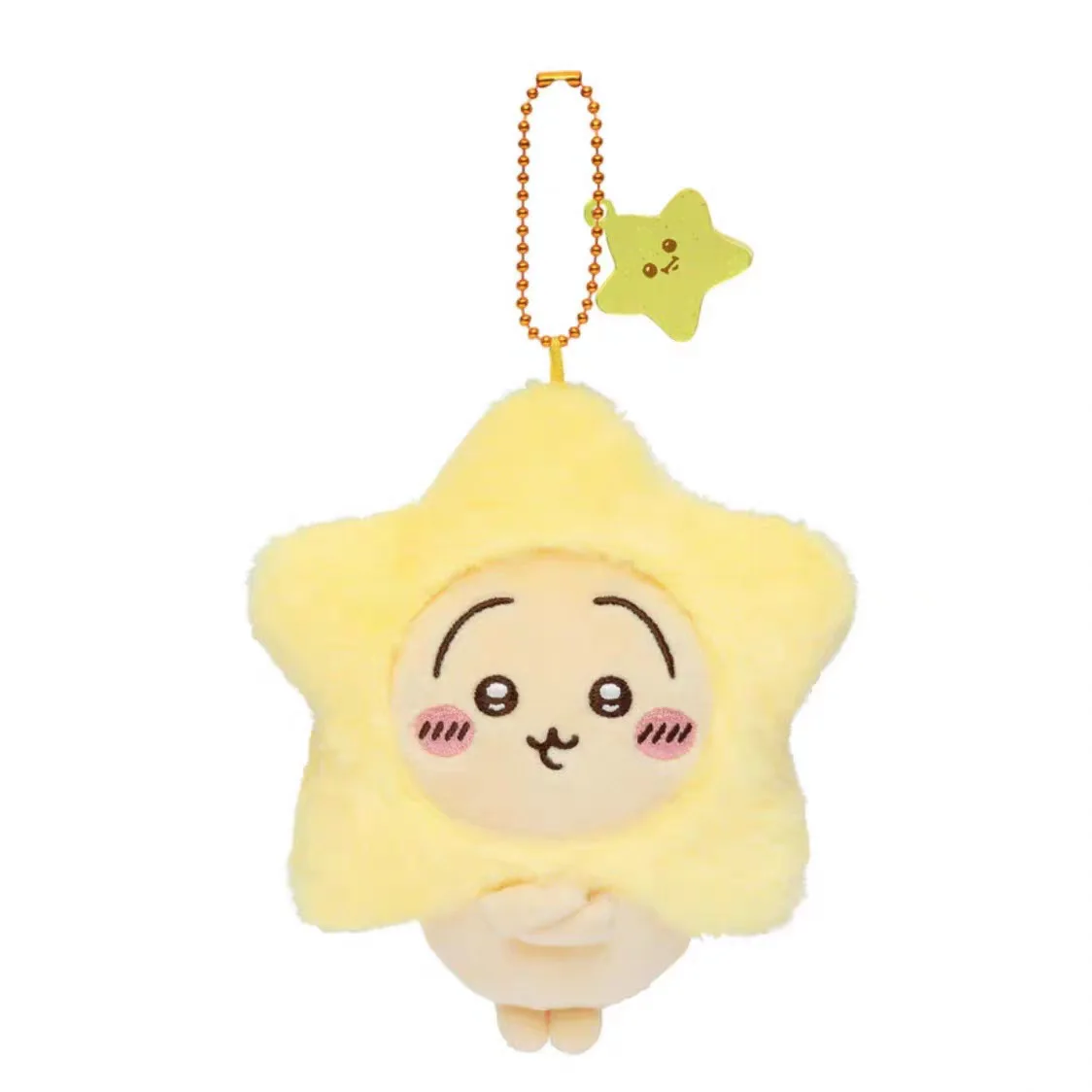 Star Wish Series Plüsch-Schlüsselanhänger – Niedliches Usagi Hachiware Flugregenwalzen-Stofftier mit fünfzackigem Sternanhänger als Geschenk – Detail 8