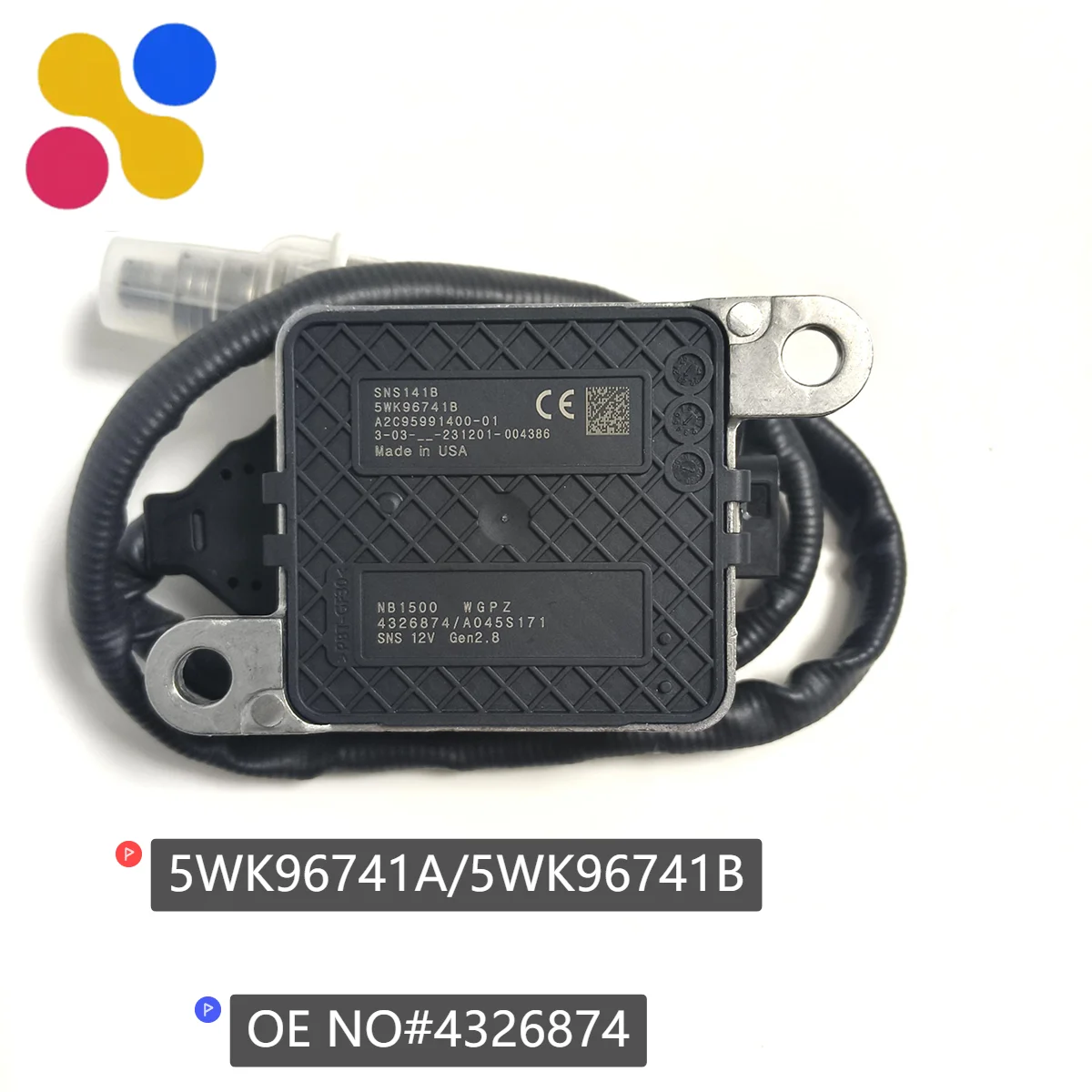 4326874 5WK96741A 5WK96741B 2872946 5WK9 6741 New High Quality Stikstof Zuurstof Sensor Nox for Cummins Motor Vrachtwagens