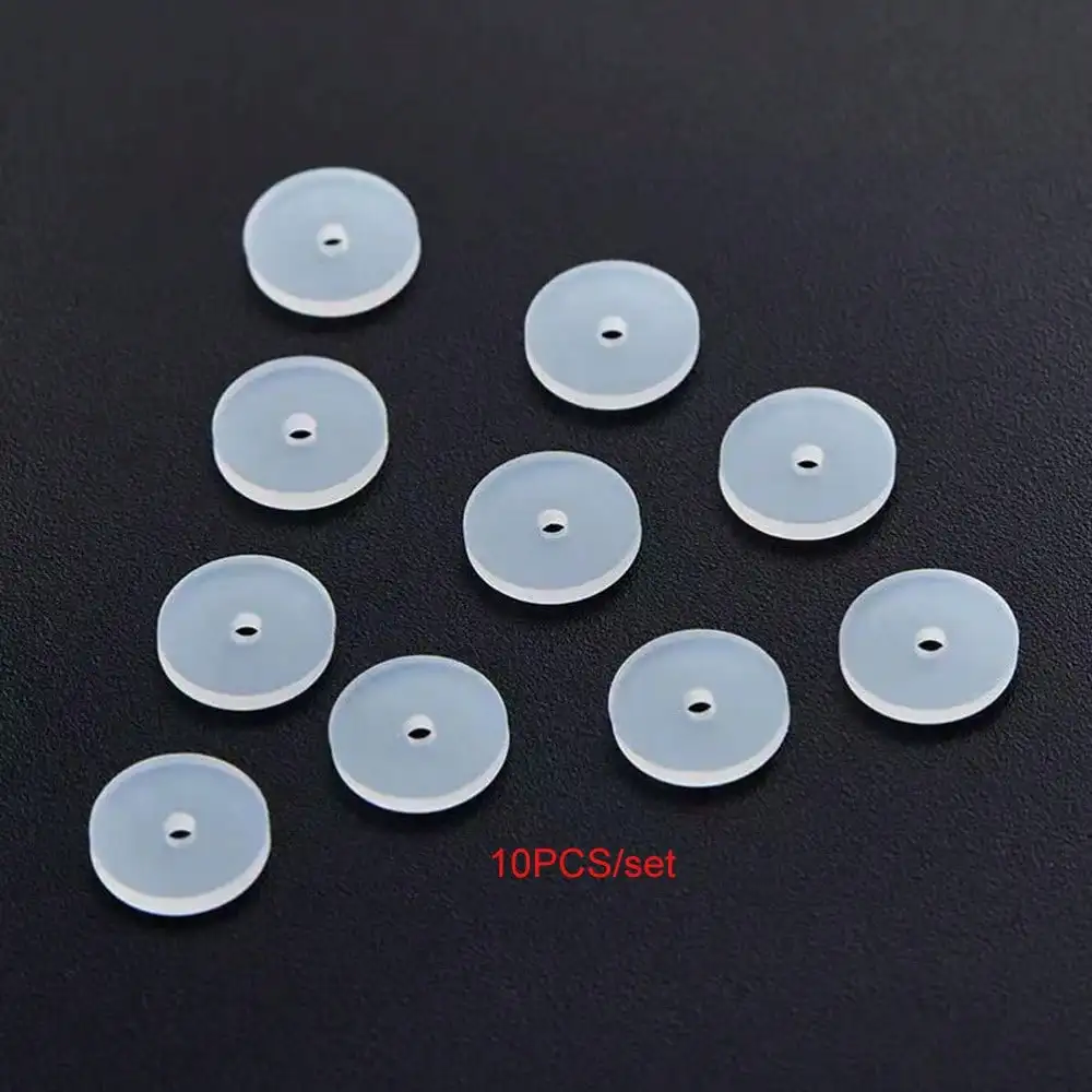 10PCS Piercing Healing Silicone Discs Flexible Hyperplasia Saucer Prevents Irritation Ear Stud Nose Ring Lip Piercing