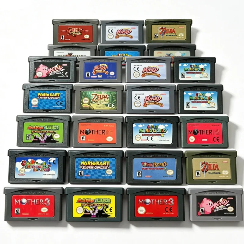 2026 GBA Game  English AGB Game Kirby /Mother Series /Link To The Past Awakening DX Minish Cap for GBA Classic Game