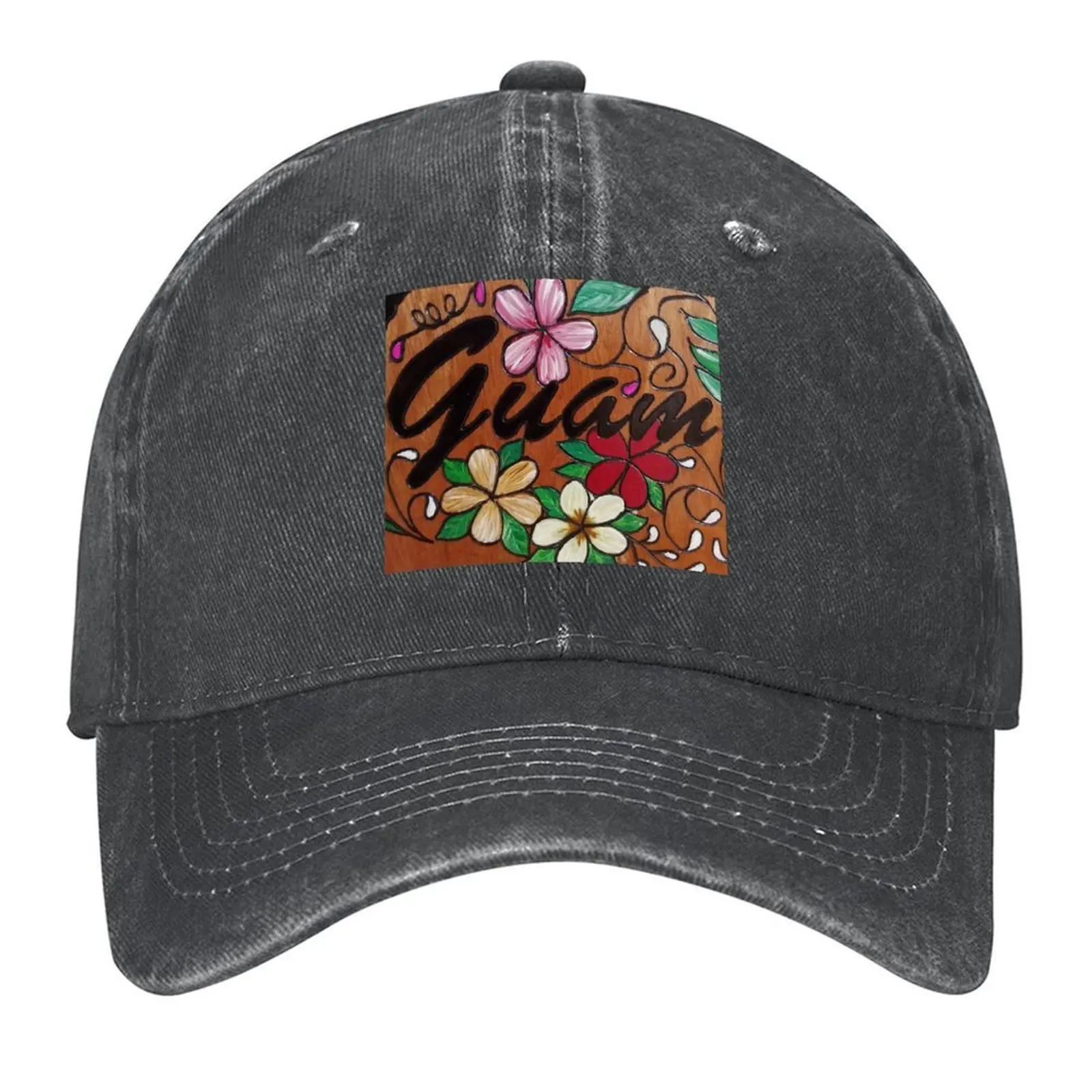 

Guam, FMG6966, flowers Baseball Cap fishing caps man Cosplay New In The Hat beach hat For Women Men's