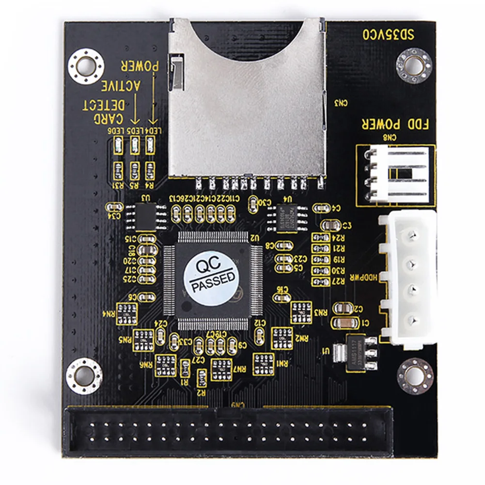 Módulo de tarjeta SD a tarjeta de memoria SD IDE3.5 de 40 pines y 5V a adaptador de unidad de disco duro IDE compatible con tarjeta SDXD de hasta 128gb