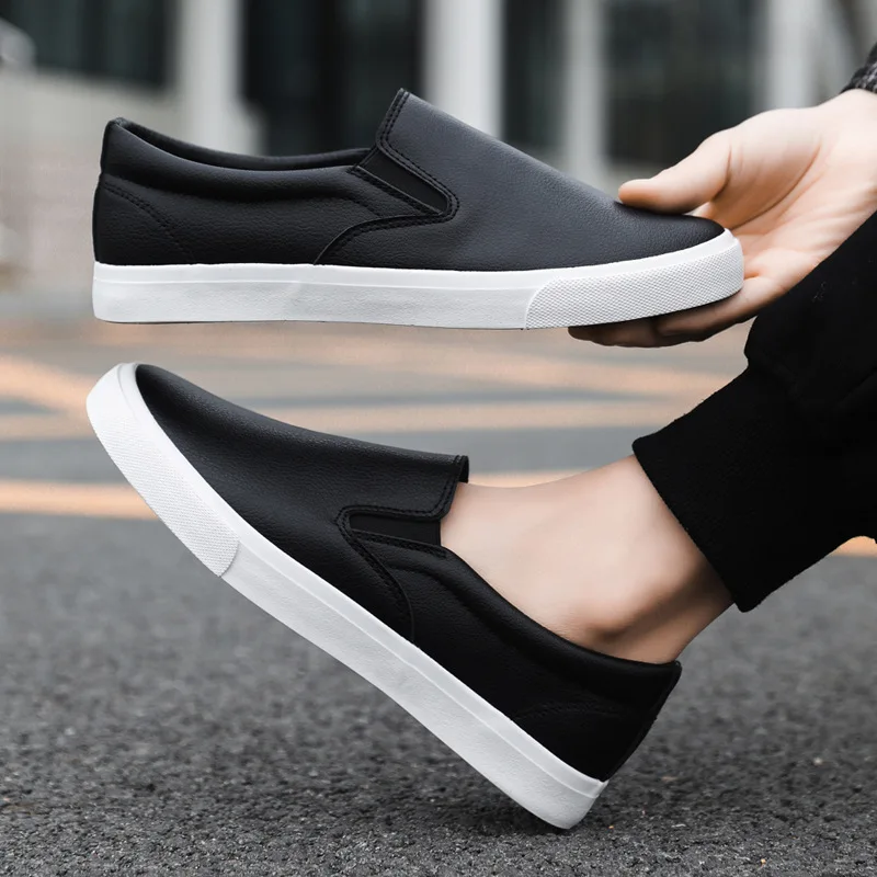 Size 48 Mens Shoes Fashion White Shoes Leather Casual Sneakers Tenis Feminino Zapatos De Mujer Casual Shoes White Mens Loafers