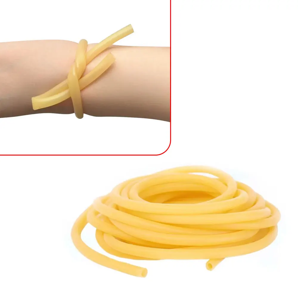 1Pc Elastic Tourniquet for First Aid Latex Rubber Pressure Band for IV Injection & Emergency Bleeding Stop Slingshot Latex Bands