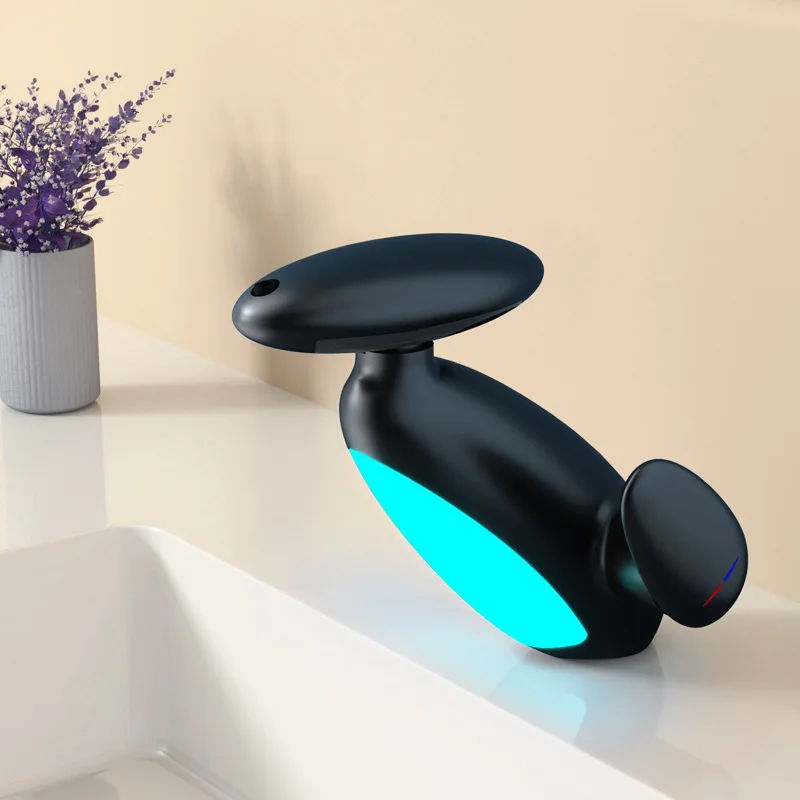 New Design Best Price of LED Ambient Light Wash Basin Pull Out Lavatory Basin Faucet Bathroom Faucets B3463