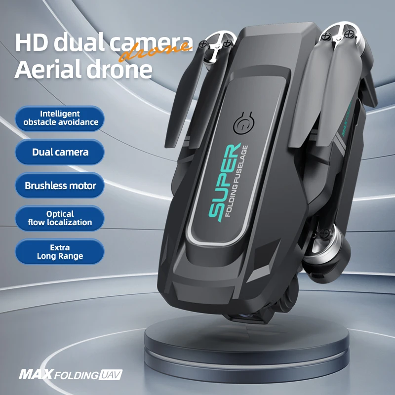 Drone Z16 PRO RC avec caméras touristes, 2.4G, WiFi, quadrirotor pliable, infrarouge, évitement d'obstacles, jouet hélicoptère RC, cadeau pour enfants