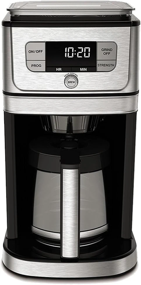 DGB-800 Fully Automatic Burr Grind & Brew, 12-Cup Glass, Silver Product Dimensions 8.74