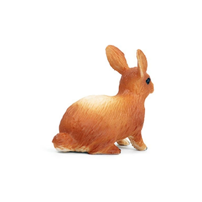 Delicate Rabbit Figures Hares Figurines Cake Toppers for Celebrations Event