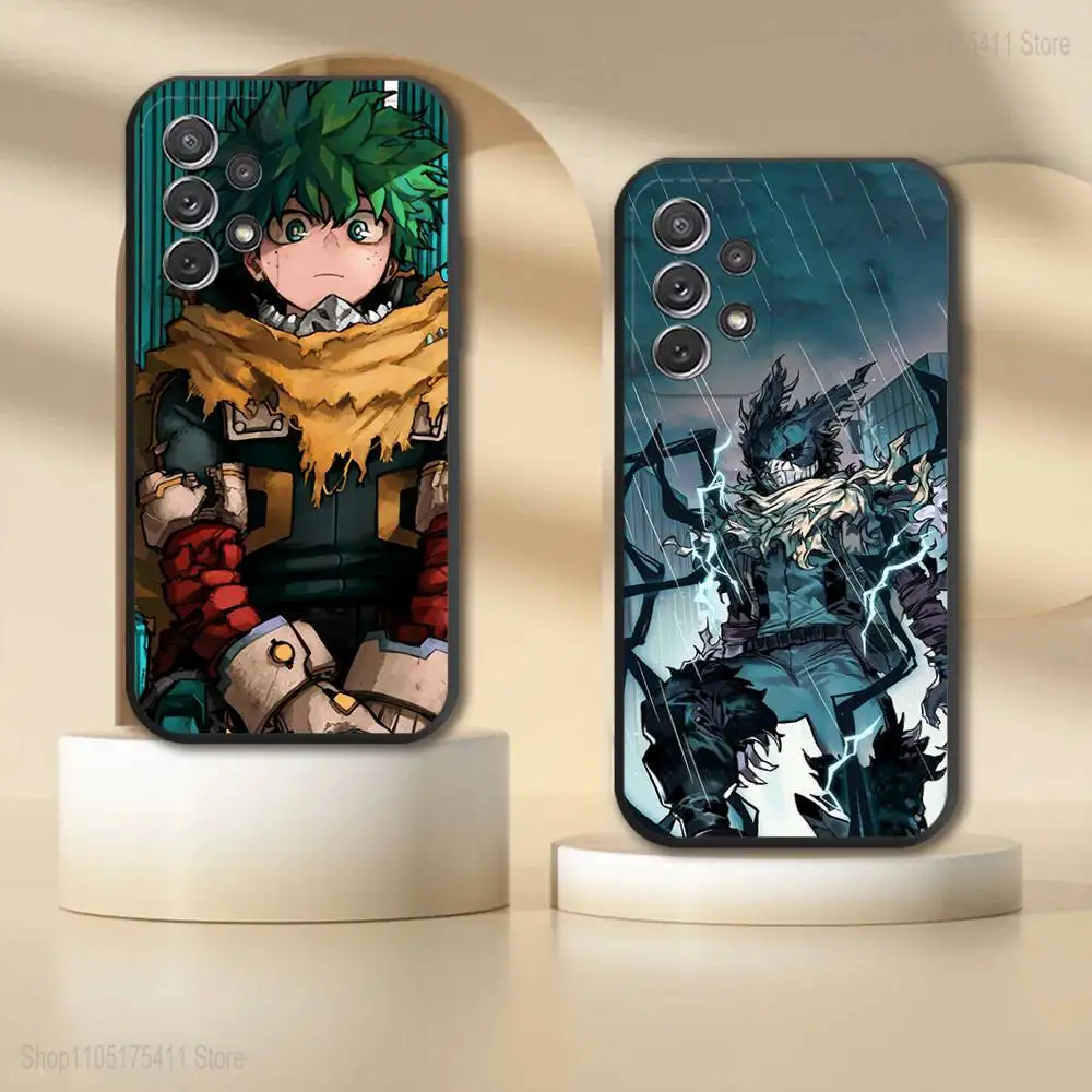 

My Hero Academia D-Deku Phone Case For Samsung S 25,24,23,22,30,21,10,9,Ultra,Plus,Lite,FE,4,5G Black Soft Case