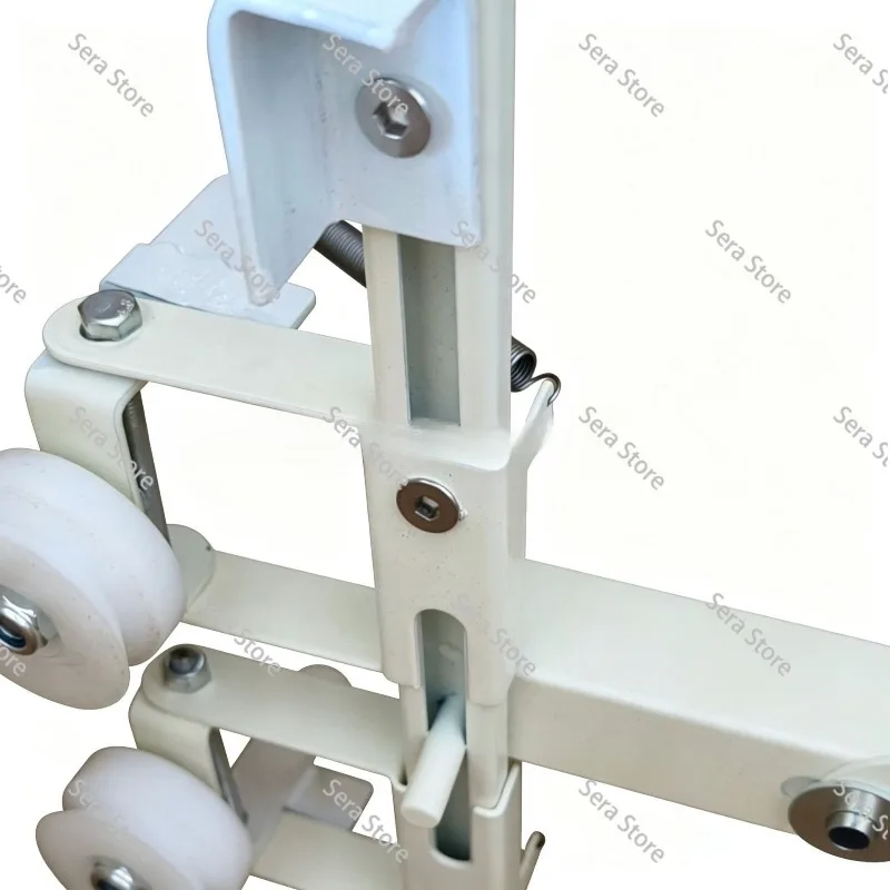 Beekeeping tool, nest frame tightener, threading device, beehive nest base, frame upper