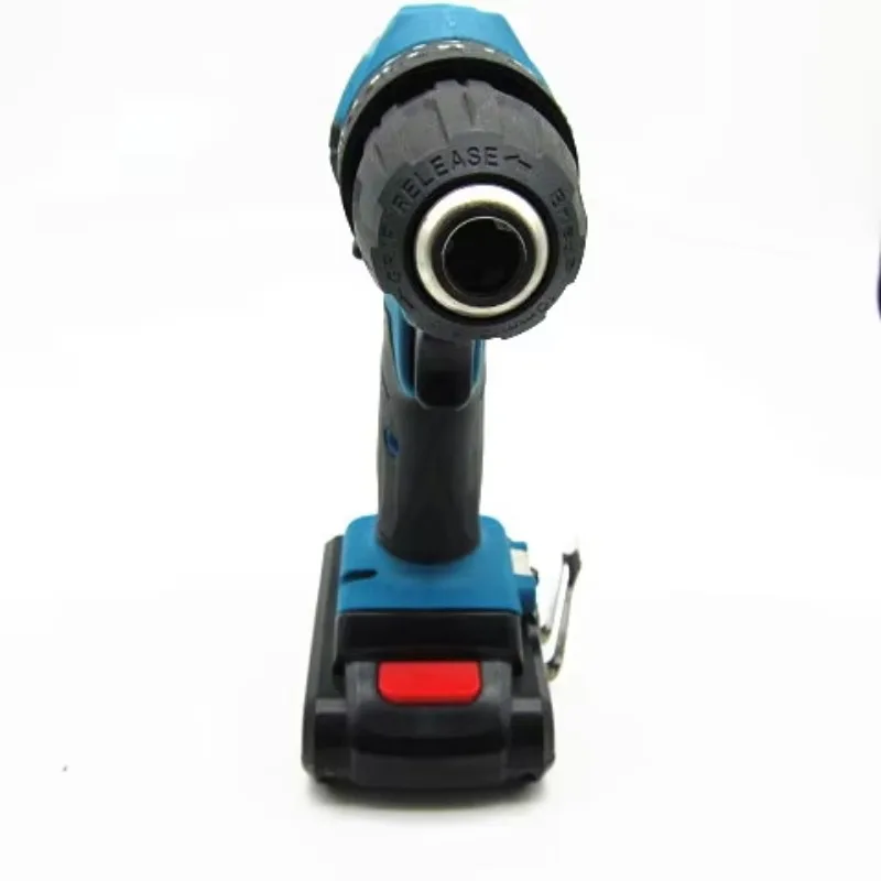 مفك براغي لاسلكي صغير محمول ببطارية ليثيوم بدون فرش قابل لإعادة الشحن ماكينة حفر كهربائية 10 مللي متر 1.3ah