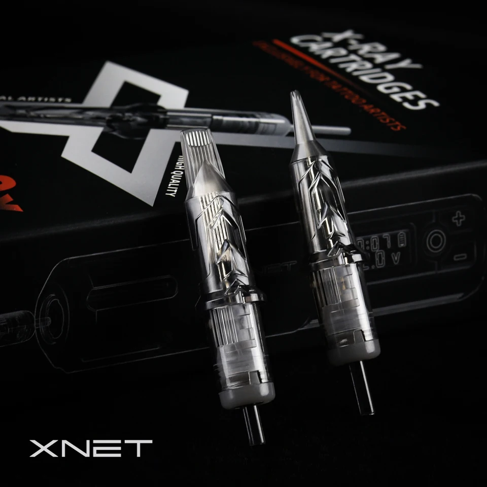 XNET-FLUX maxワイヤレスタトゥーマシンキット、ロータリーペン、余分