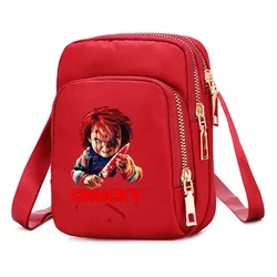 Child's Play Chucky Women Shoulder Bags Cell Phone Purse Crossbody Shoulder Strap Handbag Female Girls Bags Teenagers Bag Gift
