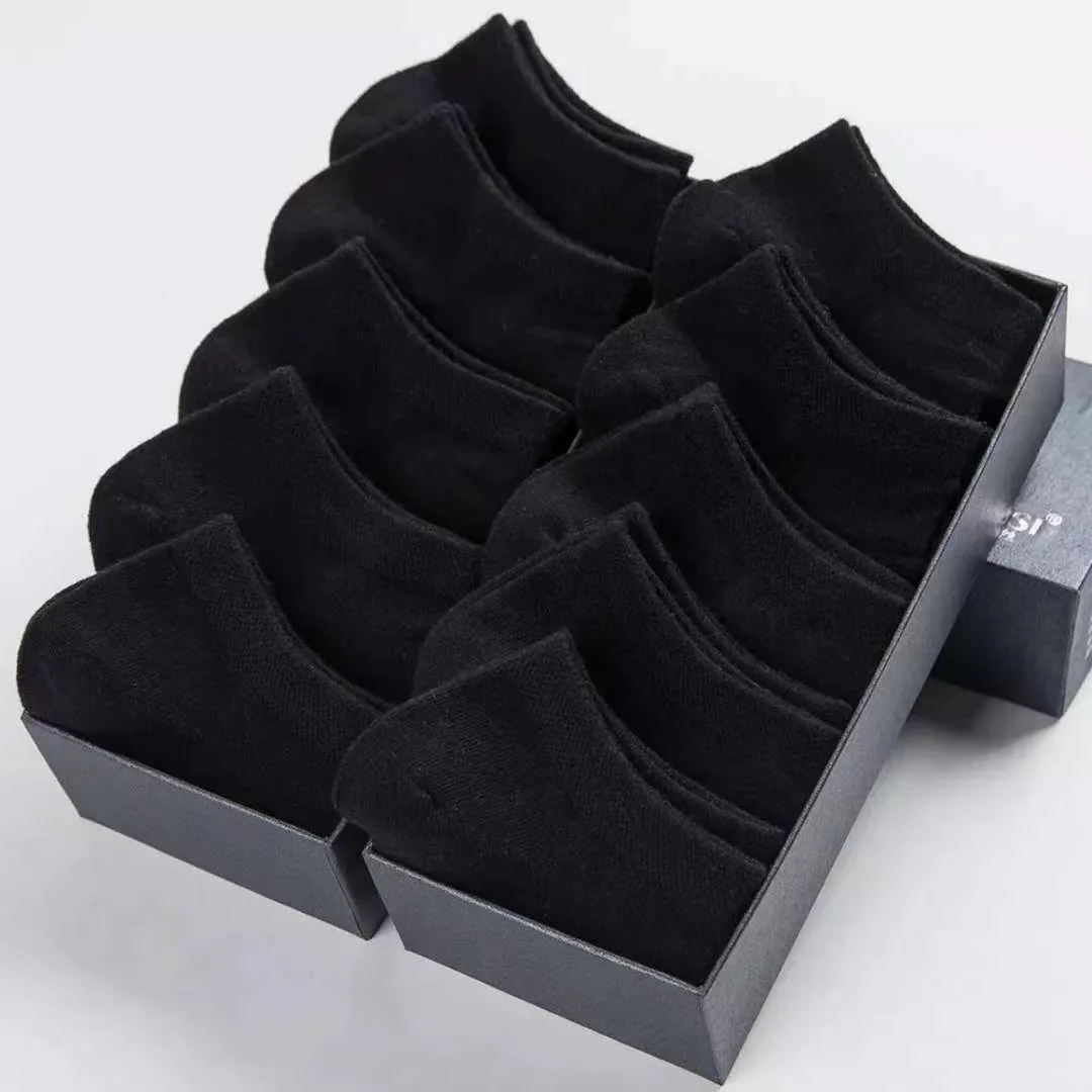 

10 Pairs Of Comfortable Breathable Socks Sweat Absorbing Odor Proof Low Cut Solid Color Socks Suitable For Outdoor Activities
