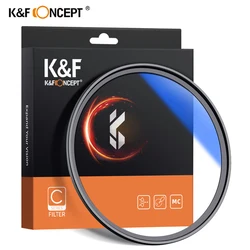 K & F Concept MC filtro di protezione UV Ultra sottile Multi rivestito HD 37mm 43mm 46mm 49mm 52mm 55mm 58mm 62mm 67mm 72mm 77mm 82mm