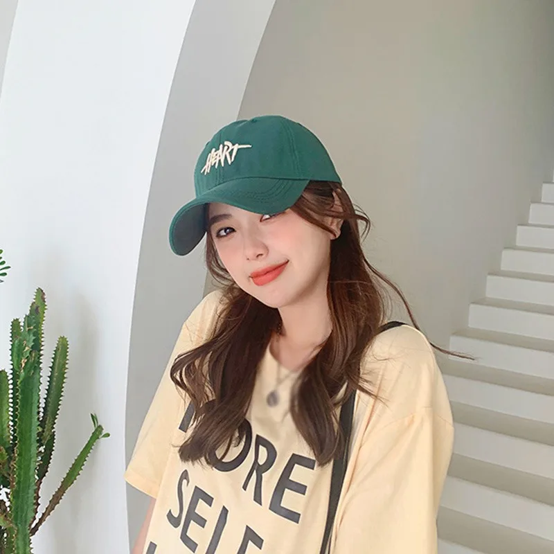 Women's Baseball Cap Heart Designer Peaked Cap Men Women Fashion Peaked Cap Alphabet Brand Baseball Cap