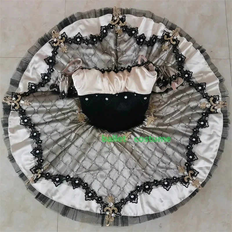 성인 및 어린이용 라일락 요정 전문 투투, 파치타 공연용 투투 스커트, 잠자는 숲속의 공주