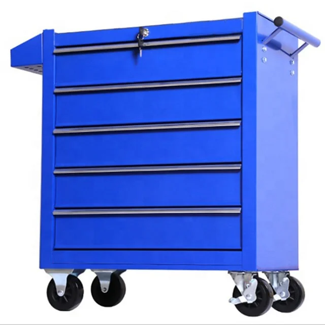 Work shop tool trolleys heavy duty tool cabinets with drawers