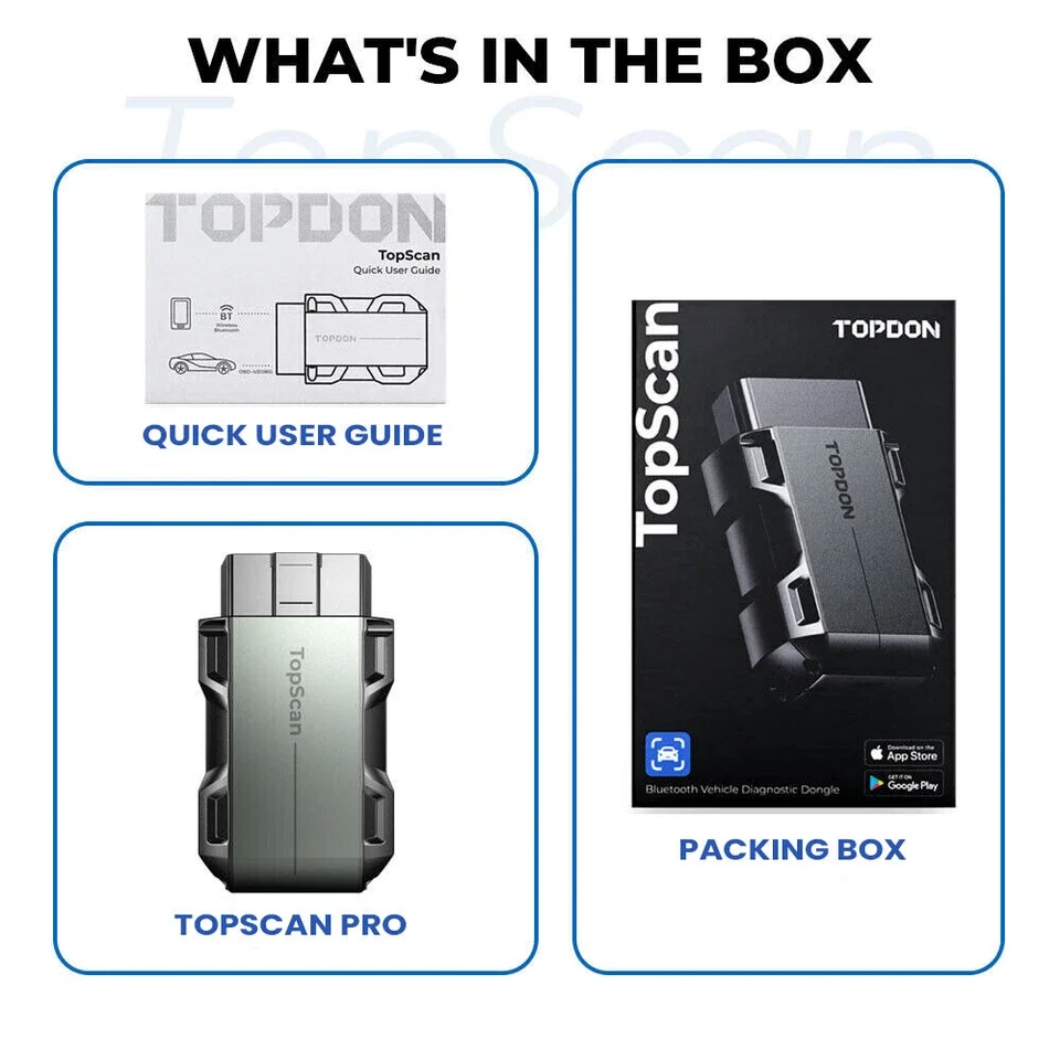 TOPDON TopScan Pro Bluetooth OBD2 Scanner Full System Diagnostic Tool with 13 Reset Services and Bidirectional Control for iOS/Android view 3