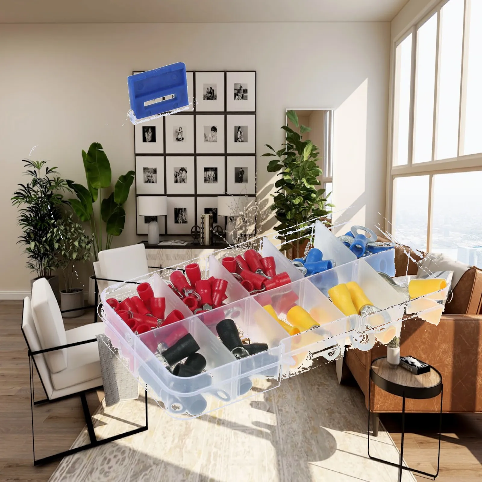 Wire Terminal Kit Insulated Ring Crimp Connectors Assorted 102 Pcs Heat Shrink Solder Seal Electrical Connector for Automotive