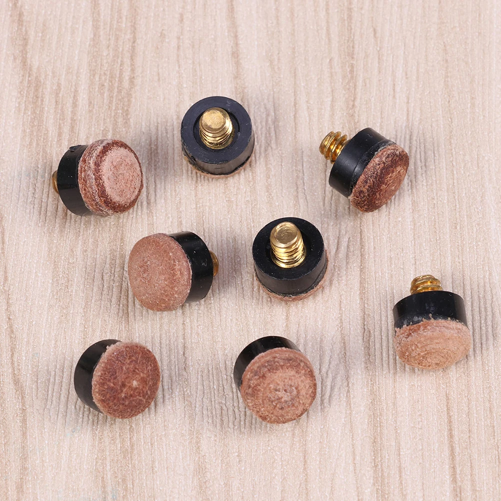 

40pcs 10/11/12/13Mm Billiard Cue Replacement Heads Screw-In Ferrules For Cue Stick Repair Strengthen End Prevent