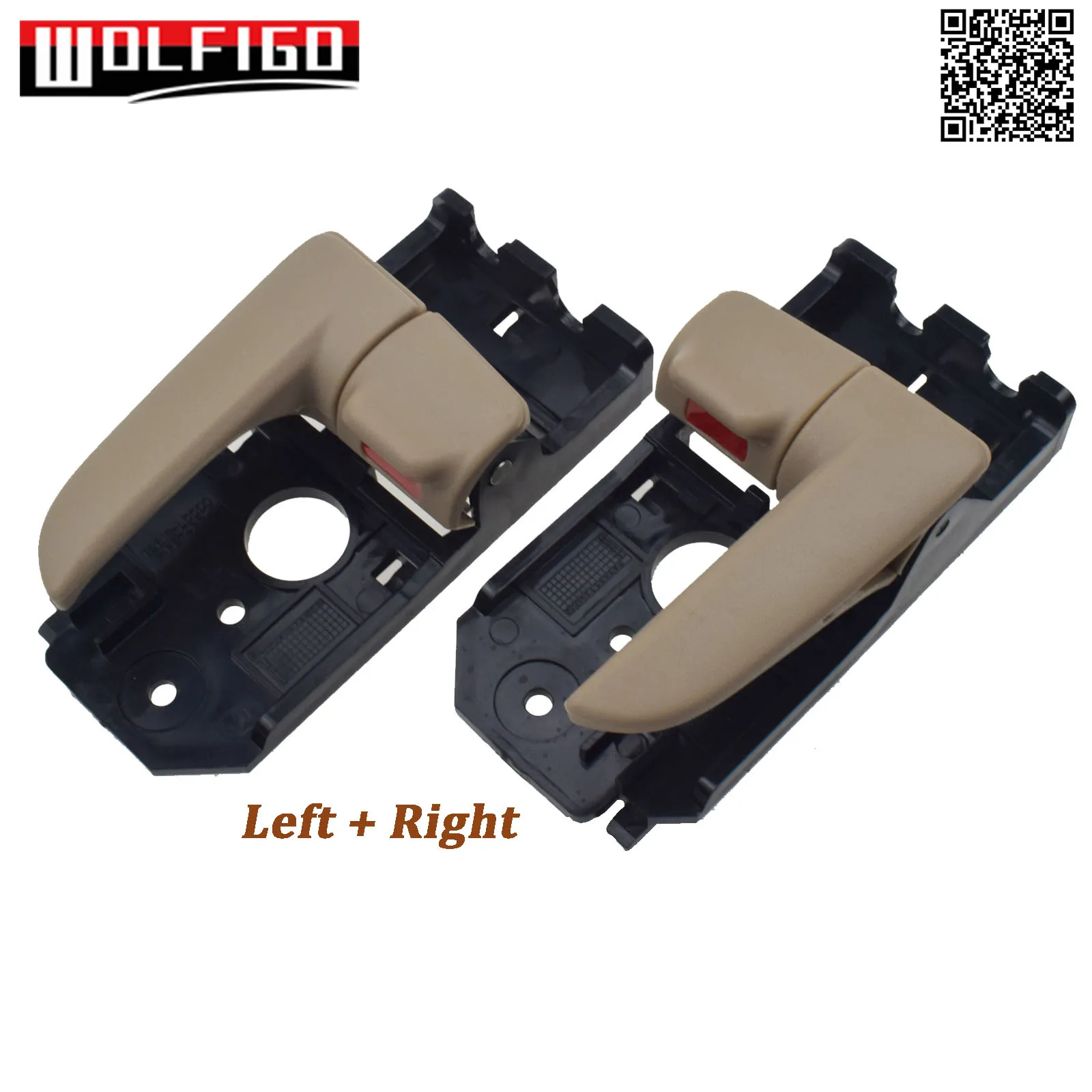 2PCS Left Right Interior Inside Door Handle For Kia Cerato 2005-2012 KIA SPECTRA  SPECTRA 5 2004-2009 82610-2F000 82620-2F000