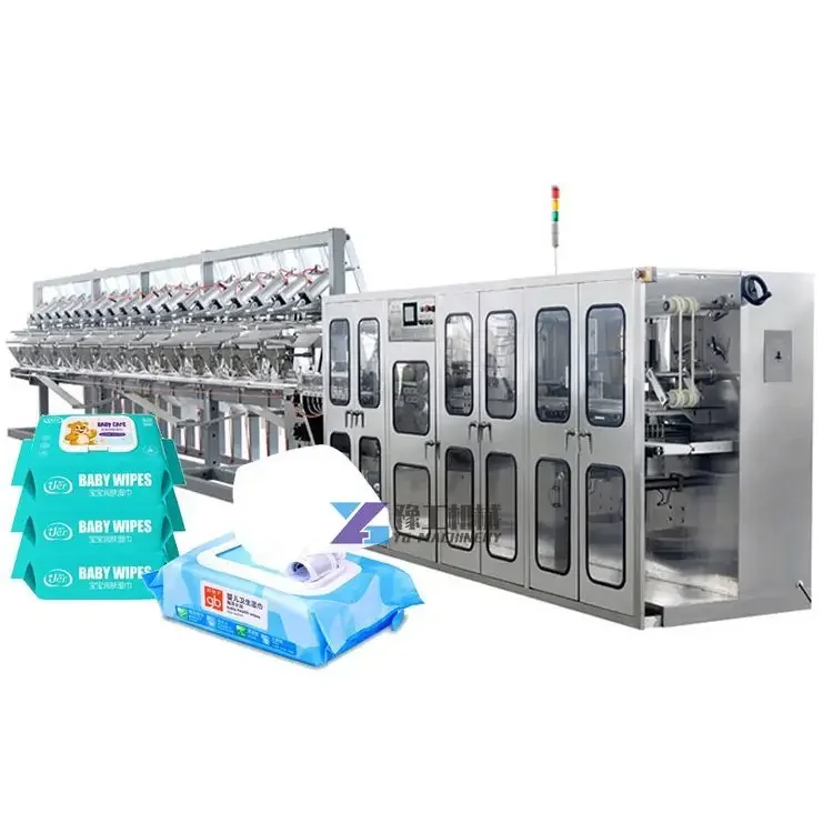 Unique Mini Smart Wet Wipes Machine Baby Wipes Bag Making Machine Small Single Wet Wipes Alcohol Swab Pad Making Machine