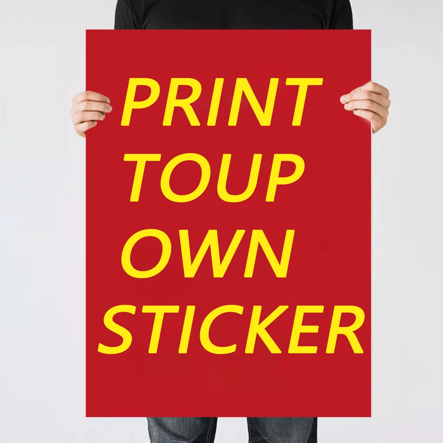 Custom PVC Self-Adhesive Sticker - Personalized Wall Art, Can Use Your Photos, Perfect For Home Decor And Promotional Stickers
