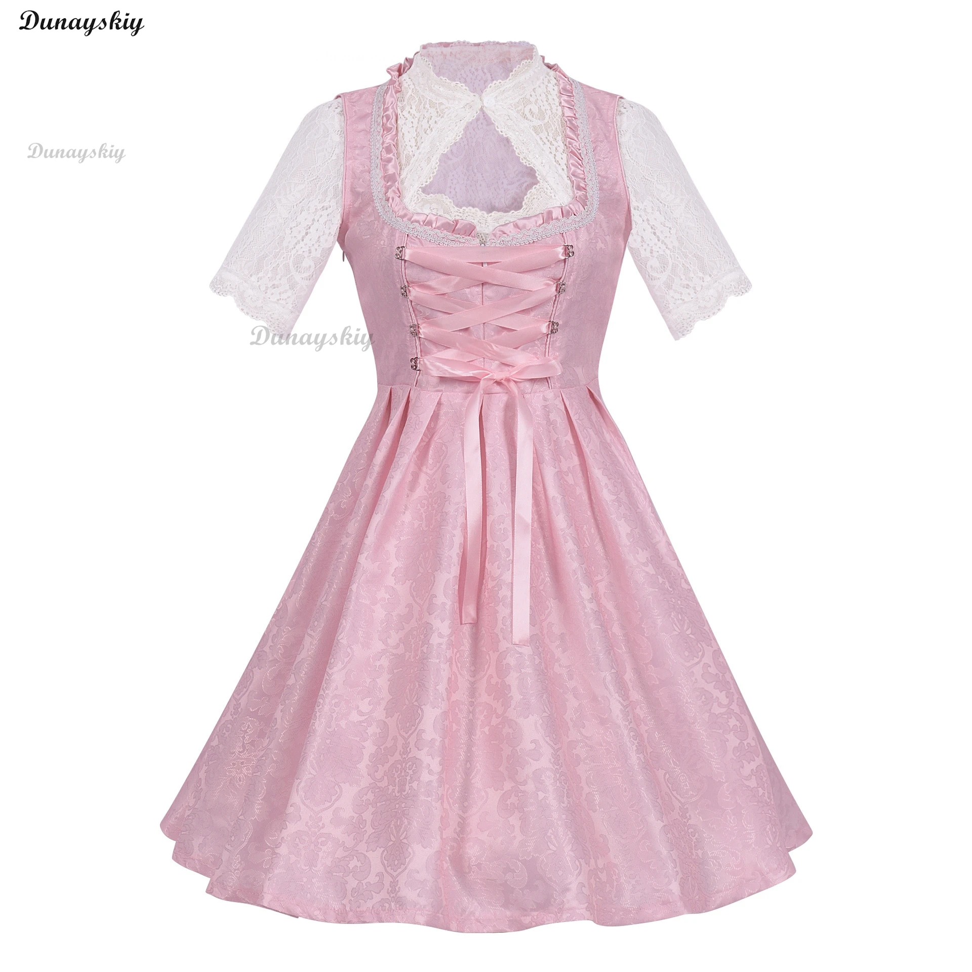 Bavaria Oktoberfest Costume Dirndl Dress Wench Maid Dress German Beer Girl Apron Outfit Maid Cosplay Halloween Party Dresses