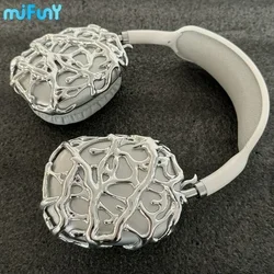 Mifuny Airpods Max Case Cover Silver Creative Earphone Case Protector Custom for Airpods Max Earphone Accessories Decoration