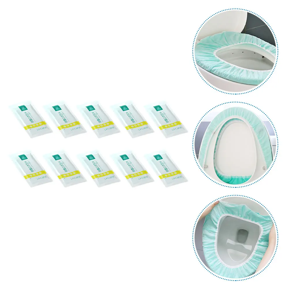 

10pcs Disposable Non-Woven Cushions Universal Travel Seat Pads Double Layer Waterproof Insulation Hygienic Independent