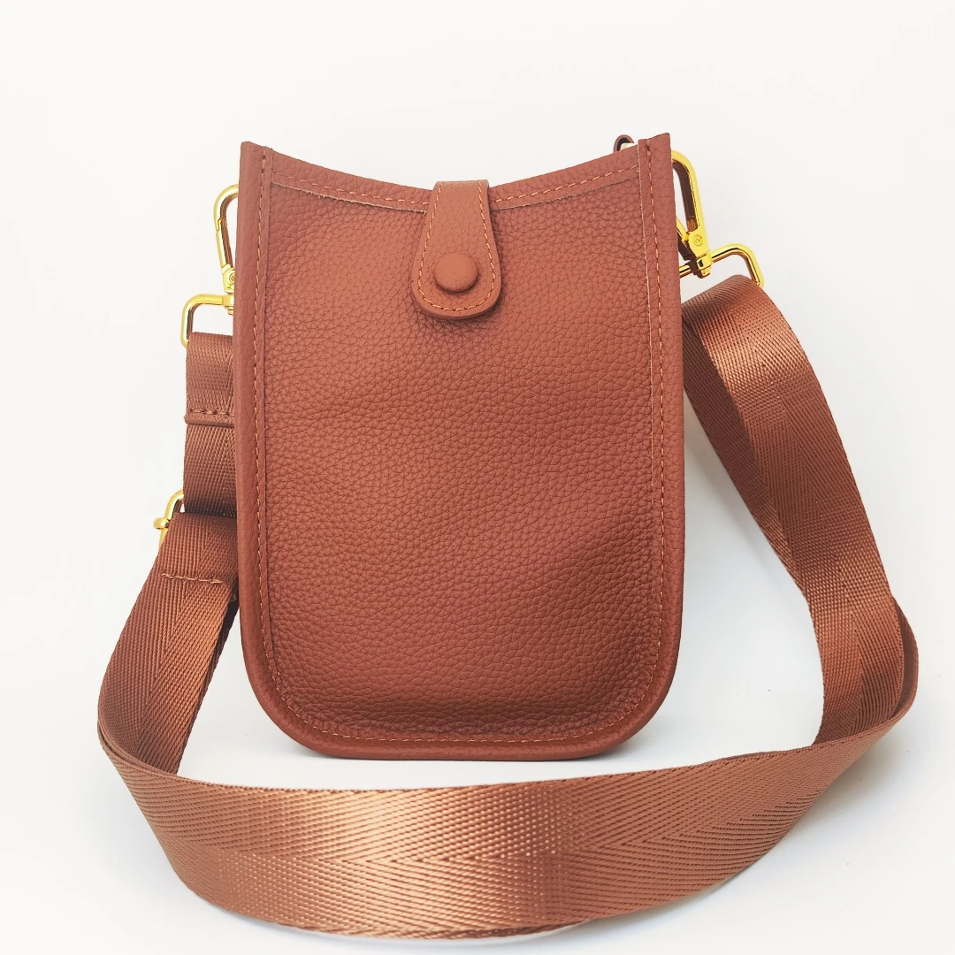 2024 Frauen togo Echt ledertasche Kalbsleder Handy tasche Farbe Luxus Designer Echt leder Umhängetasche für Dame einfache Mode