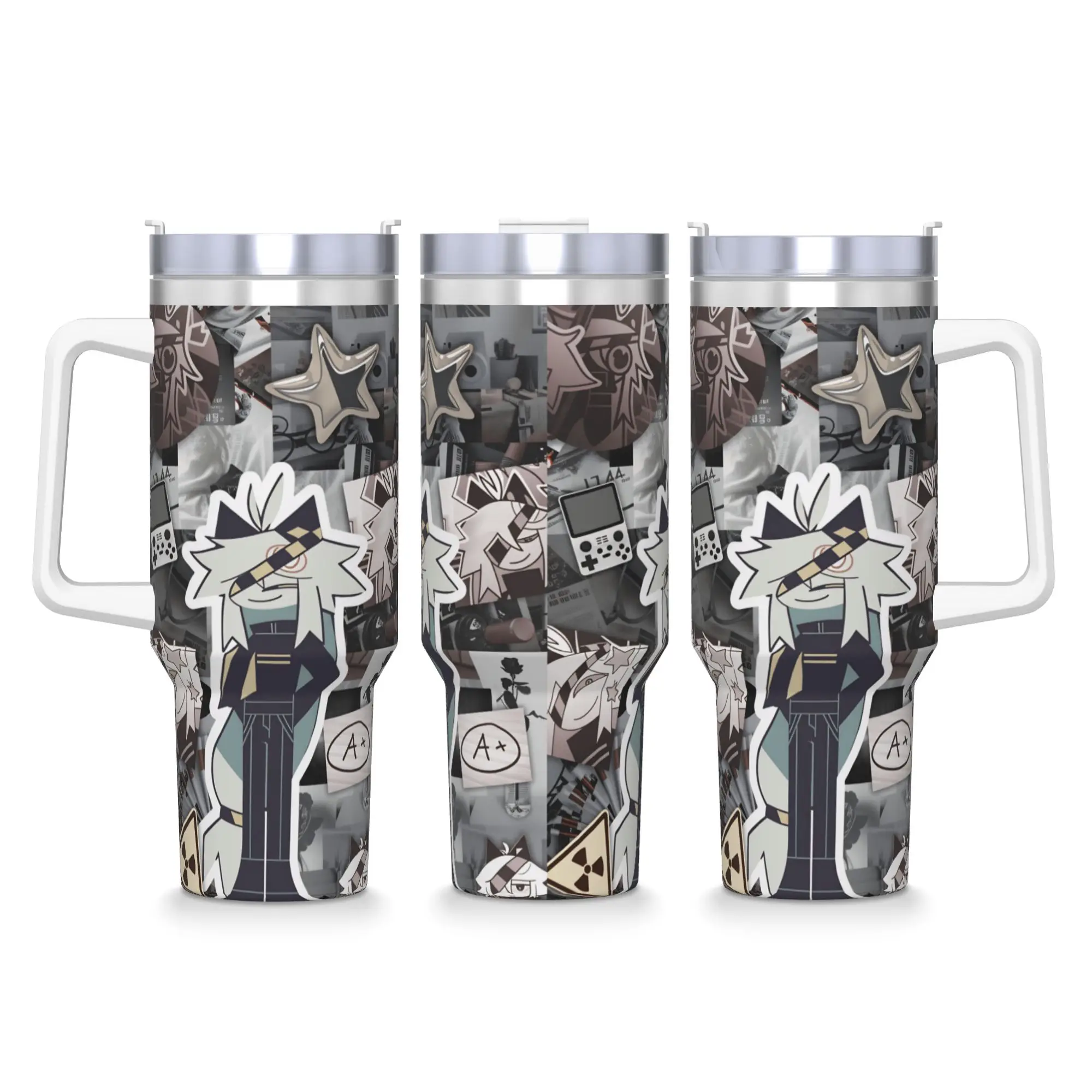 FPE F-Fundamental P-Paper E-Education Stainless Steel Tumbler  Travelist Thermal Cups With Straws Mugs Hot Drinks Water Bottle