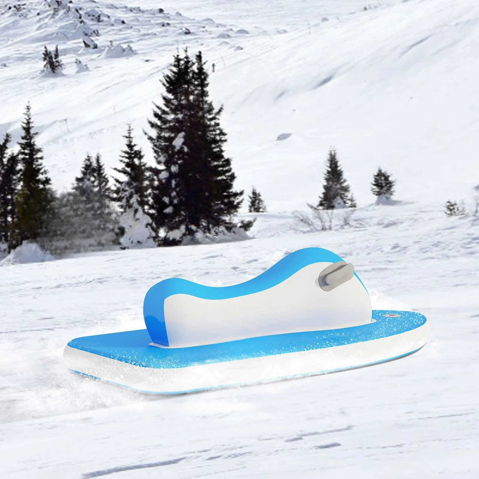 High-quality outdoor winter sports facilities Giant inflatable snowmobiles Sleigh heavy-duty snowmobiles for sale