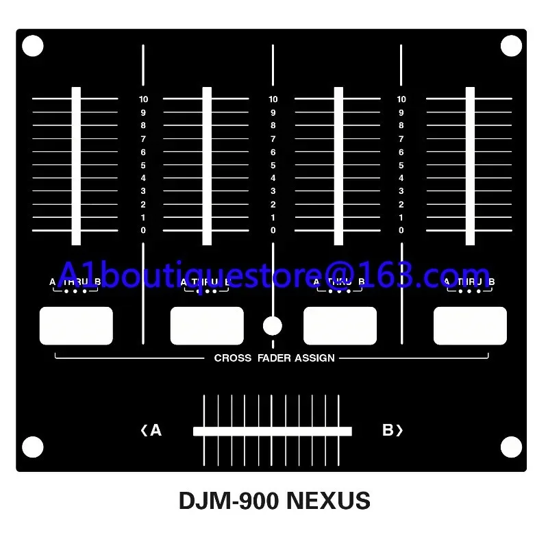 Pioneer Mixer DJM-900 NEXUS SRT NXS2 Fader Panel Protection Film(the Product Is Only Self-adhesive Film)