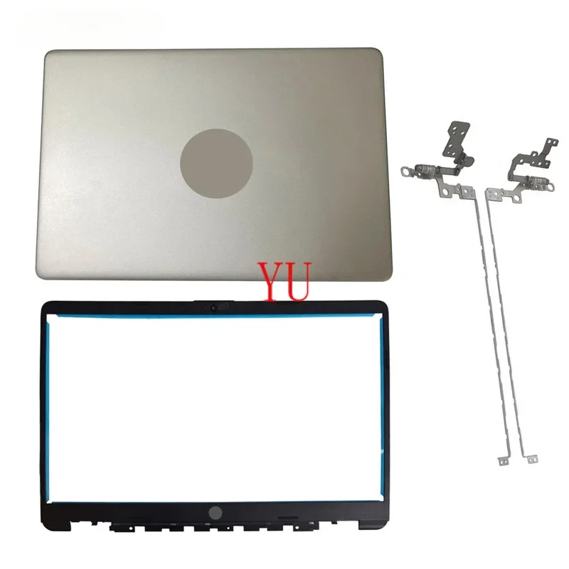 New For HP 15-DY 15-EF 15S-EQ 15S-FQ LCD Back Cover Rear Lid   Front Bezel   Hinges (Silver) L63603-001