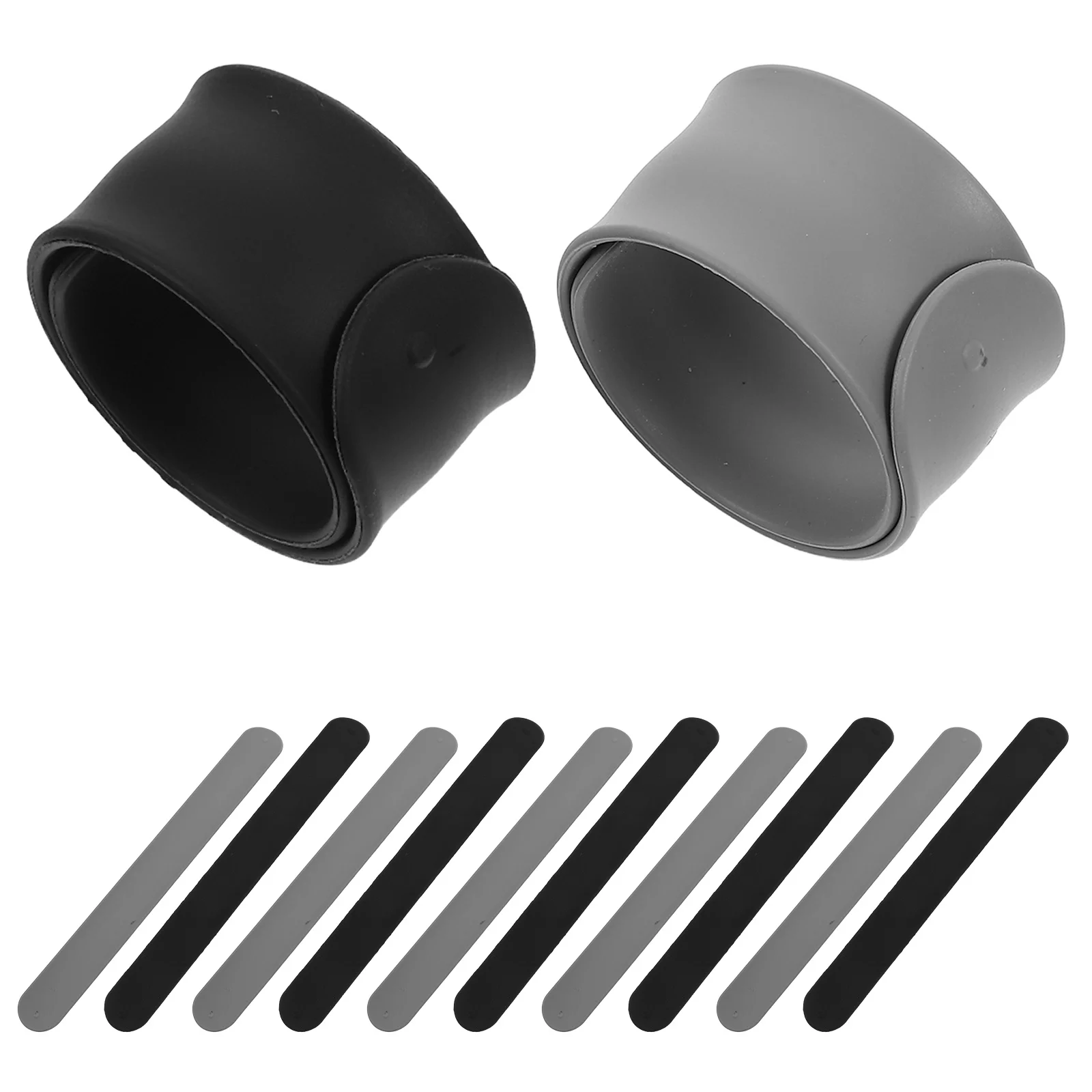 

12 шт., органайзер для упаковочной бумаги, металлические полоски, гладкий дизайн, кабель, плакат для хранения, браслет для упаковочной бумаги