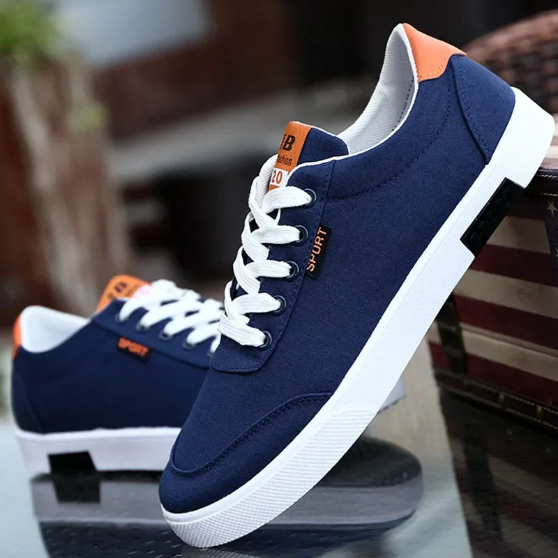 New Men Casual Canvas Sneakers Mens Walking Loafers Soft Sole Flats Outside Breathable Cloth Driving Sport Shoes Man Footwear